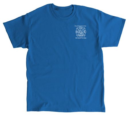 OMFD Supporter Shirt with Seal - Blue, a Royal Classic Unisex Tee