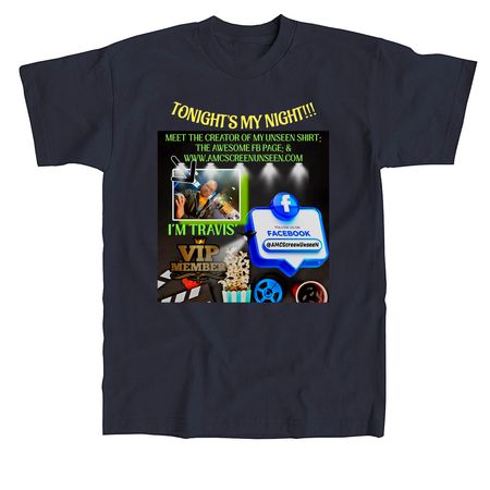 UnseeN Shirt, a Navy Union Made Unisex Tee