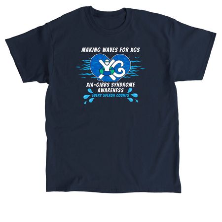 Making Waves for XGS Shirt, a Navy Classic Unisex Tee