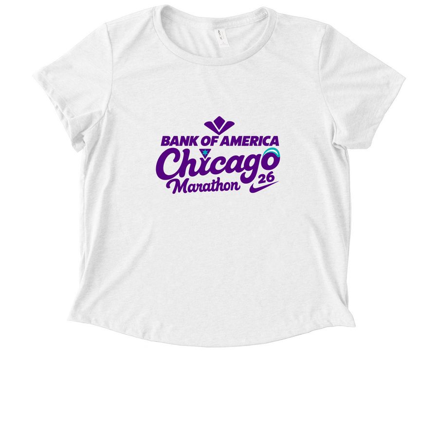 Chicago Marathon Muscle Tank Top, a Fairly White Allmade Eco Triblend Women?s Scoop Neck Tee