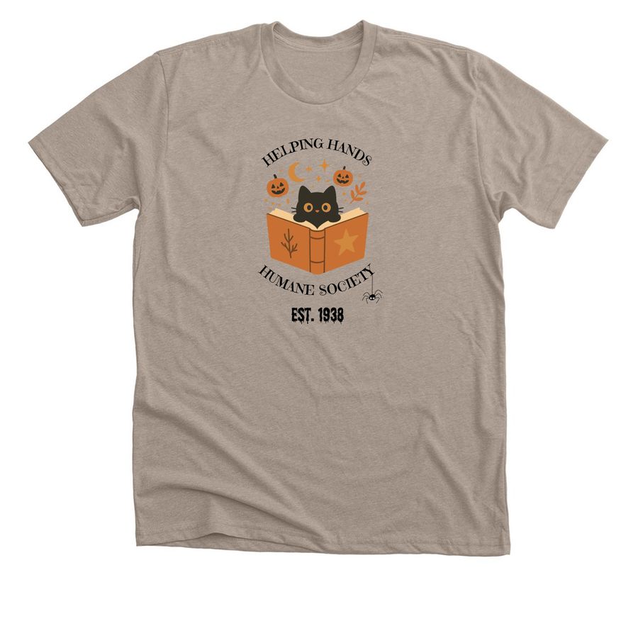 Meowloween, a Heather Stone Premium Unisex Tee