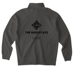 The Hardscape Company, a Asphalt Midweight Quarter Zip Pullover (back-view)