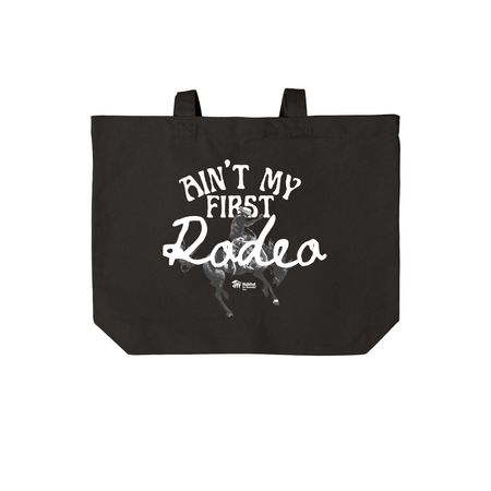 Lone Star Summit 2026: Rodeo Bag, a Deep Black Cotton Canvas Tote Bag