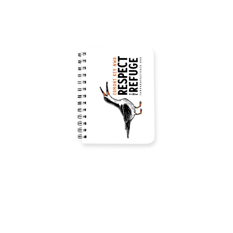 Egmont Key Notebook, a White Spiral Notebook