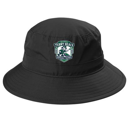 6th Annual Terry Healy Cornhole Tourney, a Black Printed UV Bucket Hat