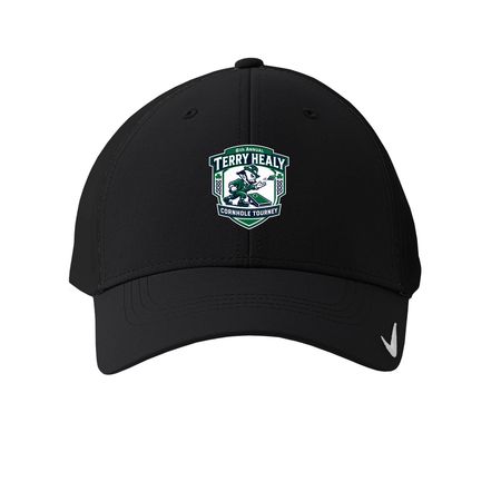 6th Annual Terry Healy Cornhole Tourney, a Black Printed Nike Dri-FIT Legacy Performance Cap