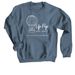 Up Pup and Away FOSTER Sweatshirt, a Indigo Crewneck Sweatshirt