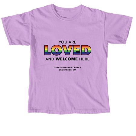Grace Pride Shirt, a Neon Violet Comfort Colors Unisex Tee