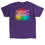 Temple Emanuel - PRIDE Shirt, a Purple Classic Unisex Tee (back-view)