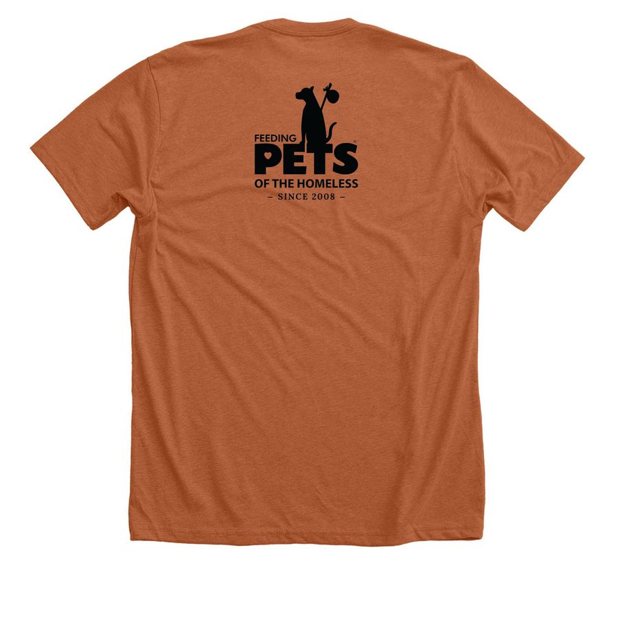 Boos & Barks, a Heather Autumn Premium Unisex Tee (back-view)