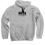 Boos & Barks, a Sport Grey Pullover Hoodie (back-view)