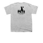 Boos & Barks, a Sport Grey Youth Unisex Tee (back-view)