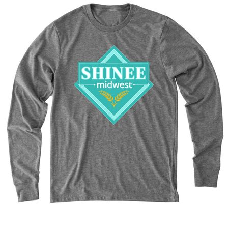 Logo Shirts, a Aluminum Grey Allmade Eco Triblend Long Sleeve Tee