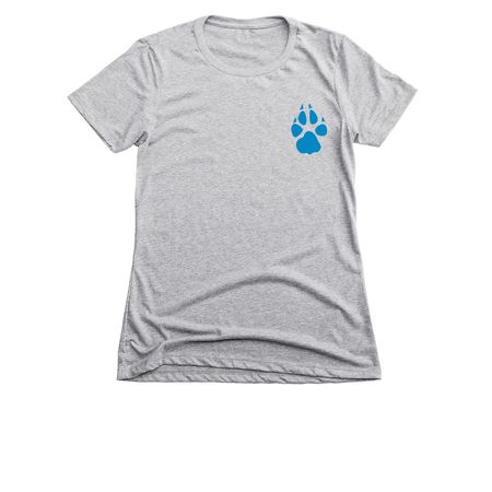 D&C New Design, a Dark Heather Grey Women's Slim Fit Tee