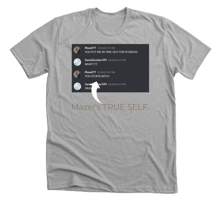 GooberSHOP 16+, a Athletic Heather Premium Unisex Tee