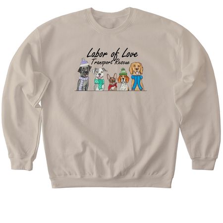 Labor of Love Fall Apparel&nbsp;, a Sand Softstyle Crewneck Sweatshirt