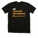 Leave No One Behind, a Solid Black Blend Premium Unisex Tee