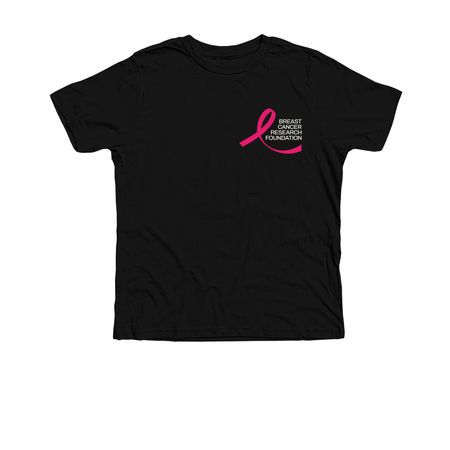 BCRF Apparel, a Solid Black Blend Premium Youth Tee