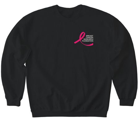 BCRF Apparel, a Black Softstyle Crewneck Sweatshirt