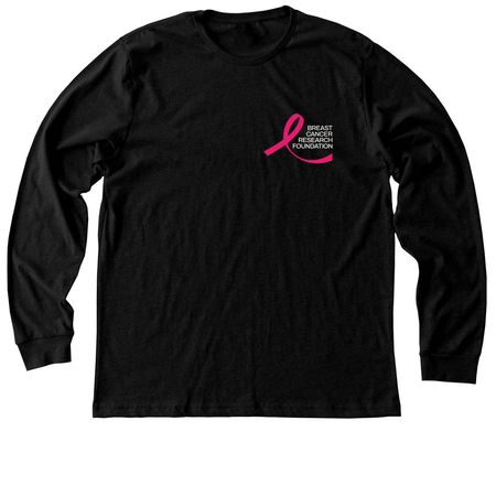 BCRF Apparel, a Black Heather Premium Long Sleeve Tee