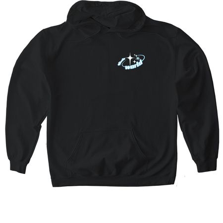 Baby blue wheelie world shirts, a Black Gildan Softstyle Pullover Hoodie