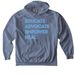 Wear Blue + raise aWEARness, a Blue Jean Comfort Colors Pullover Hoodie