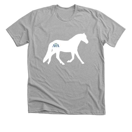 AVTA Horse Branded, a Athletic Heather Premium Unisex Tee