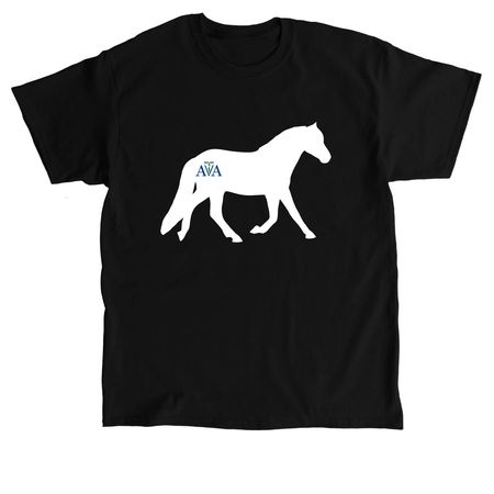 AVTA Horse Branded, a Black Classic Unisex Tee