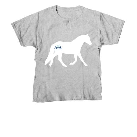 AVTA Horse Branded, a Sport Grey Youth Unisex Tee