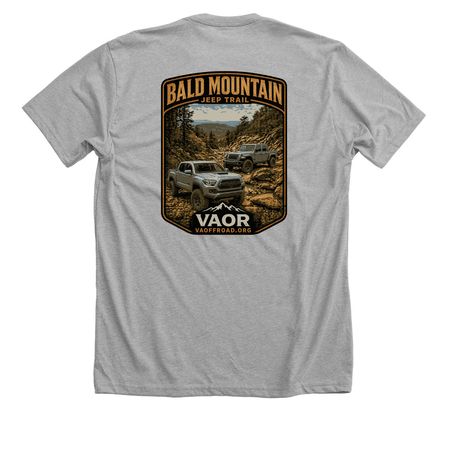 Bald Mountain Jeep Trail JT/Taco, a Athletic Heather Premium Unisex Tee