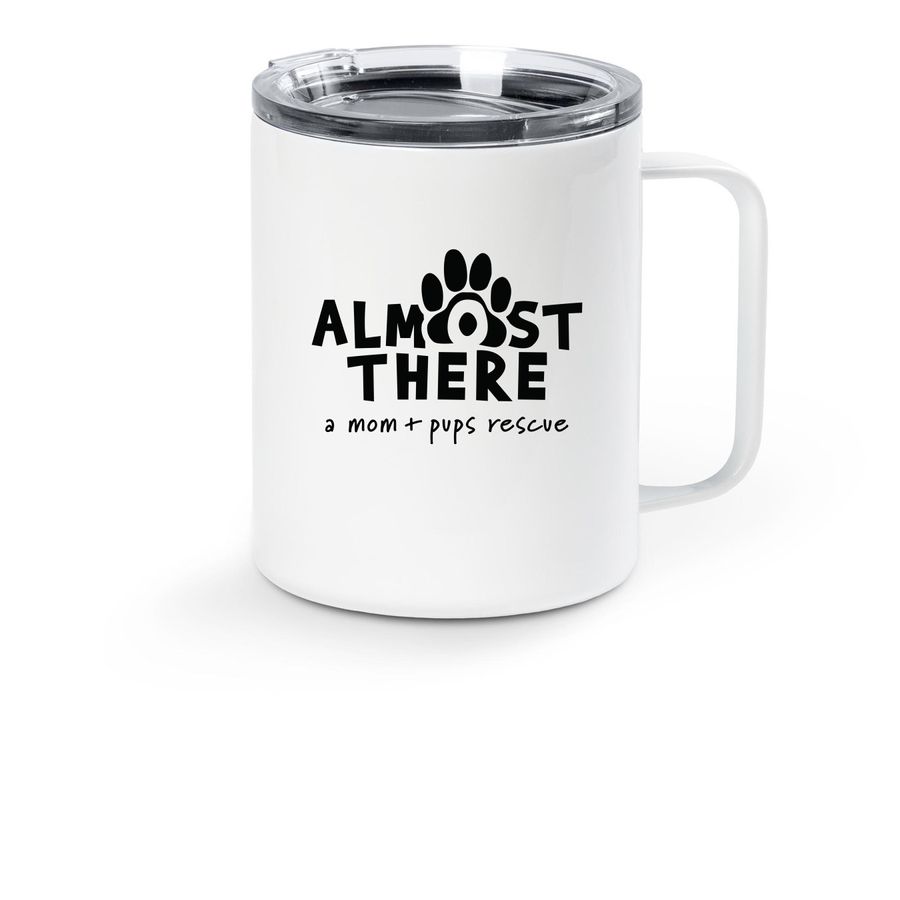 ATR Stainless Steel Travel Mug, a White Stainless Steel Travel Mug