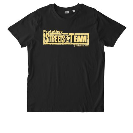 Streets of Team T-shirt or Tank Top, a Black Stanley/Stella Unisex Rocker Tee