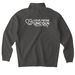 Love from Lincoln, a Asphalt Midweight Quarter Zip Pullover (back-view)