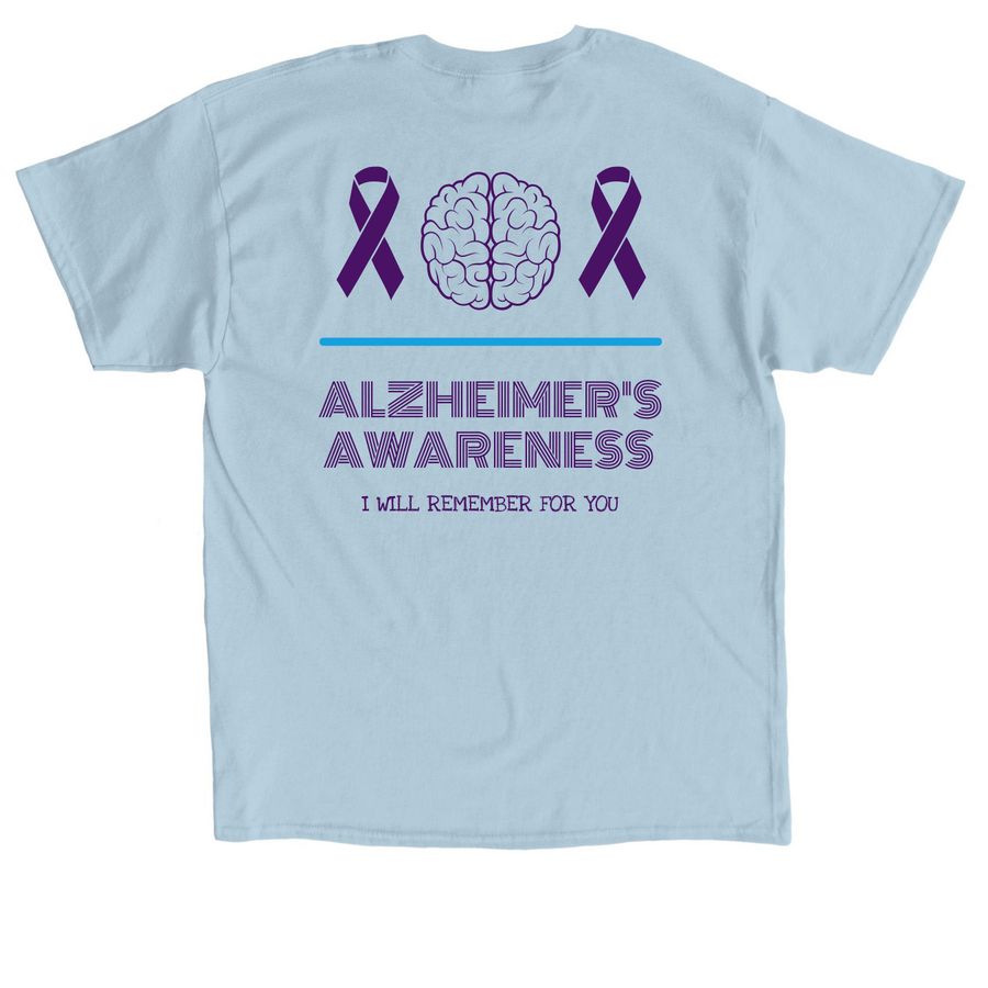 Sunny Grove's Purple Sneaker Kick-off!, a Light Blue Classic Unisex Tee (back-view)