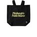 Pittsburgh's Public Source tote bag, a Black Recycled Cotton Tote Bag