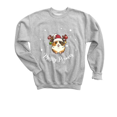 Merry Pigmas, a Sport Grey Youth Crewneck Sweatshirt