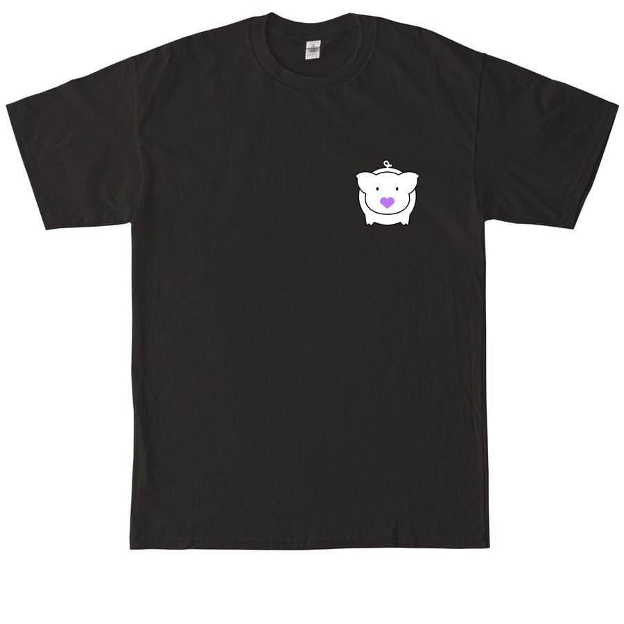 The White Pig Animal Sanctuary, a Black Tall Classic Unisex Tee