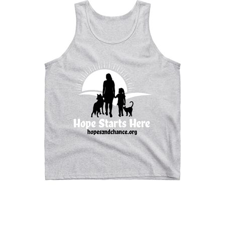 Hope Starts Here, a Sport Grey Classic Unisex Tank Top