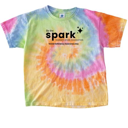 Youth- VLCAD Deficiency Awareness Day, a Eternity Youth Tie Dye Tee