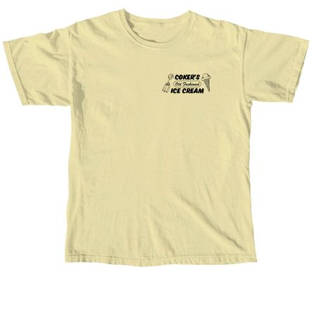 Coker's Old Fashioned Ice Cream, a Butter Comfort Colors Unisex Tee