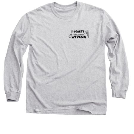 Coker's Old Fashioned Ice Cream, a Sport Grey Classic Long Sleeve Tee