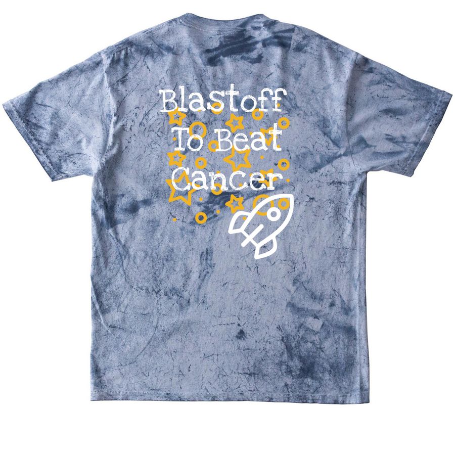 Ole?s Battle to Beat Cancer, a Ocean Comfort Colors Colorblast Tee (back-view)