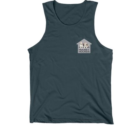 Treat Dealer, a Dark Grey Premium Cotton Tank