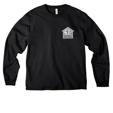 Treat Dealer, a Black Unisex Heavyweight Long Sleeve Tee