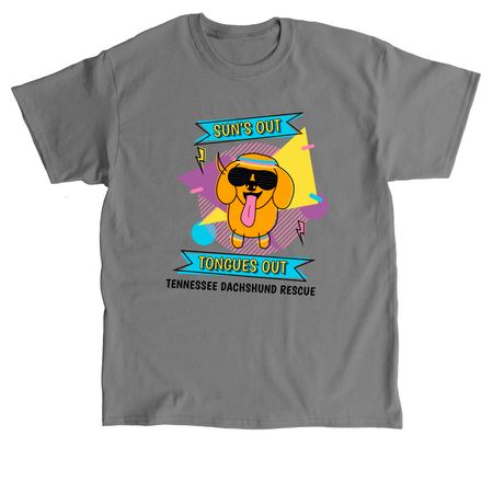 Sun?s out tongues out retro reboot&nbsp;, a Charcoal Classic Unisex Tee