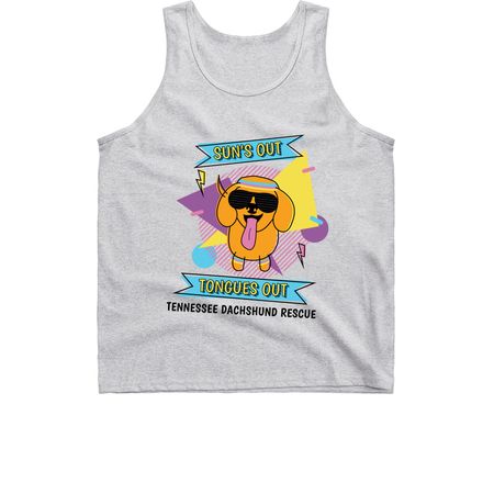 Sun?s out tongues out retro reboot&nbsp;, a Sport Grey Classic Unisex Tank Top