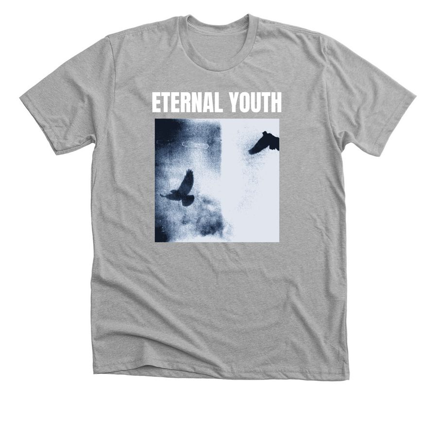 Eternal youth tracklist merch lineup, a Athletic Heather Premium Unisex Tee
