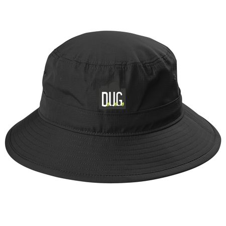 DUG Caps & Hats, a Black Printed UV Bucket Hat
