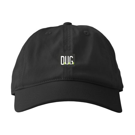 DUG Caps & Hats, a Black Printed Eco Baseball Cap