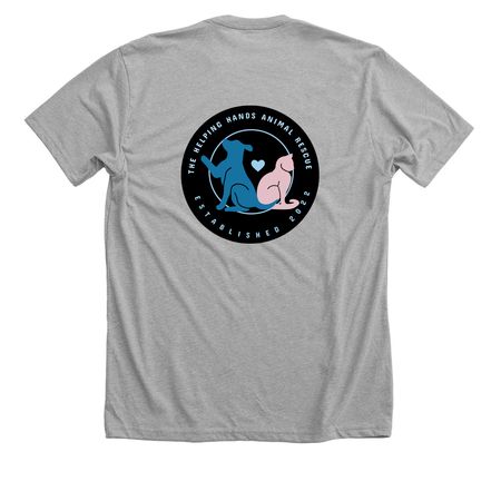 Balls are for fetching&nbsp;, a Athletic Heather Premium Unisex Tee (back-view)